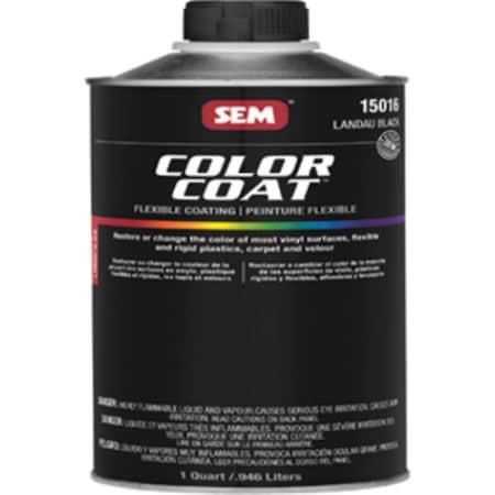 Sem Products Color Coat Interior Paint, Landau Black SEM-15016